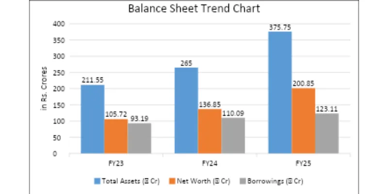 Balance Sheet Trend Chart